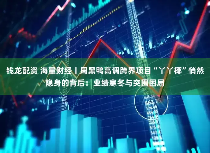 钱龙配资 海量财经丨周黑鸭高调跨界项目“丫丫椰”悄然隐身的背后：业绩寒冬与突围困局