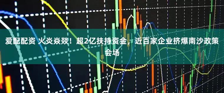 爱配配资 火炎焱燚！超2亿扶持资金，近百家企业挤爆南沙政策会场