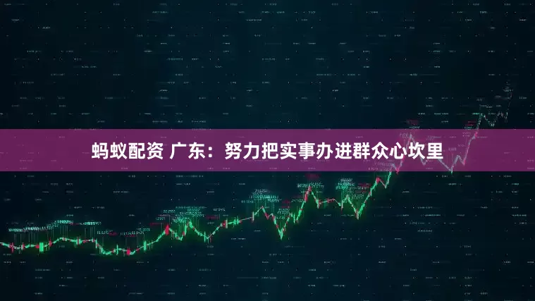 蚂蚁配资 广东：努力把实事办进群众心坎里